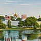 Order Painting 'Novodevichy Monastery' 71,5 X 100 cm. Zhaldak Eduard paintings. Livemaster. . Pictures Фото №3