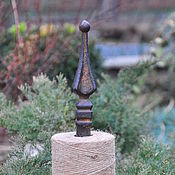 Для дома и интерьера handmade. Livemaster - original item Holder with a bobbin of Thread Peak Garden Decor. Handmade.