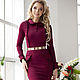Dress 'Marsala'. Dresses. Designer clothing Olesya Masyutina. Online shopping on My Livemaster.  Фото №2
