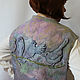 Felted vest Tell the birds. Vests. silk wool. My Livemaster. Фото №4