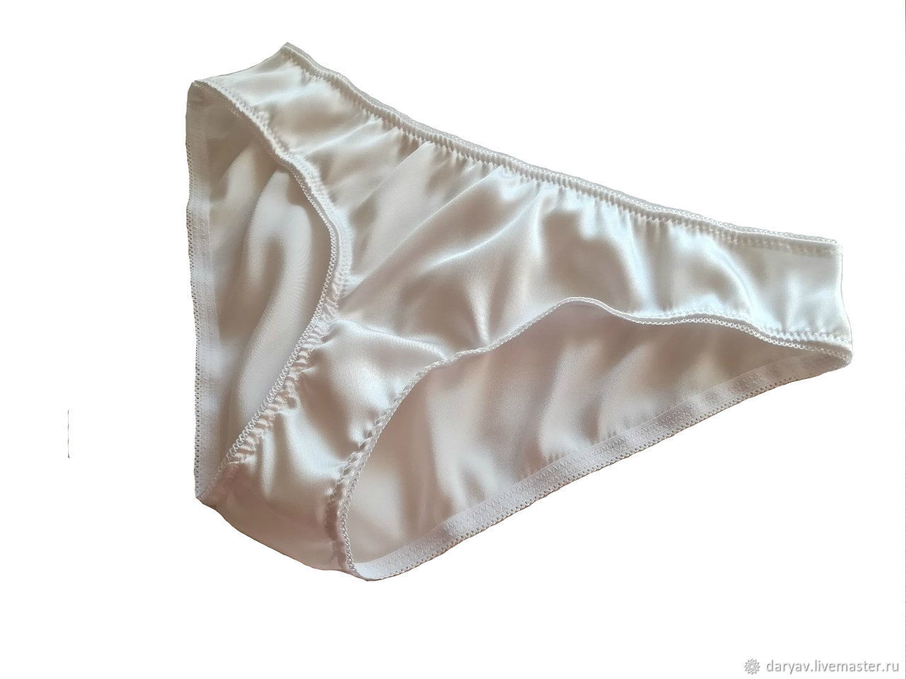 White silk underwear