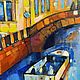 The picture of urban landscape Peter the canals of St. Petersburg. Pictures. paintmart (oikos). My Livemaster. Фото №4