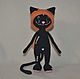 MK Doll amigurumi black cat 'Shadow', Knitting patterns, Vilnius,  Фото №1