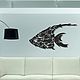 Настенный декор из металла "Рыба". Панно. Arno Metal Decor. Ярмарка Мастеров.  Фото №4