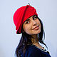 hat Cloche 'scarlet rose'. Hats1. EDIS | дизайнерские шляпы Наталии Эдис. Online shopping on My Livemaster.  Фото №2