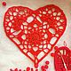 Набор вязаных сердечек крючком. Подвески. Макарова Юлия (makarova-crochet-style). Интернет-магазин Ярмарка Мастеров.  Фото №2