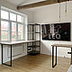 Стол со стеллажом из ясеня на заказ LF-980. Столы. Leo-loft. Ярмарка Мастеров.  Фото №5