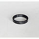 Order Carbon fiber ring 19 x 4. semi-Matt. Wooden jewellery. Livemaster. . Rings Фото №3