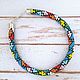 Harness from beads 'Fish», Necklace, Abakan,  Фото №1