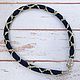 Order String of beads Blue Snake. Natalya | Handmade jewelry  |. Livemaster. . Necklace Фото №3