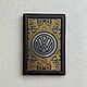 Cover for auto documents, Volkswagen (leather binding), Gift books, Moscow,  Фото №1