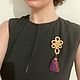 Винтаж:  Брошь Подиумная Yves Saint Laurent 1977 год. Броши винтажные. Oldiegoldies. Интернет-магазин Ярмарка Мастеров.  Фото №2