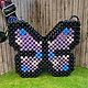 Сумочка двусторонняя из бусин "Butterfly". Сумка через плечо. Екатерина Кольцова (SoulPictures, Koltsova bags). Интернет-магазин Ярмарка Мастеров.  Фото №2