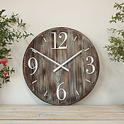 Для дома и интерьера handmade. Livemaster - original item Copy of Rustic Wall Clock 15,75". Handmade.