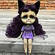 Забронировано. Черная Кошка Custom Artdoll Halloween. Кукла Кастом. Рагиневич Наталья (raginevich). Ярмарка Мастеров.  Фото №5
