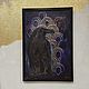 Mystical painting black raven magical painting energy, Pictures, St. Petersburg,  Фото №1