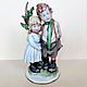 Statuette 'Brother and sister' Capodimonte G. Cappe 60s, Vintage statuettes, Ramenskoye,  Фото №1