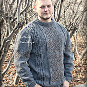 Одежда handmade. Livemaster - original item Mens sweater 