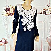 Одежда handmade. Livemaster - original item Knitted dress, size 50-54.. Handmade.
