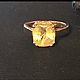 Натуральный крупный чистый жёлтый сапфир 4,79 ct. Юпитер. Золото 750, Кольца, Уфа,  Фото №1