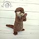 Felted toy Otter. Felted Toy. Yulia Steklyannikova (julias14). Online shopping on My Livemaster.  Фото №2
