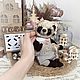 Тедди мишка — Коллекционная интерьерная игрушка ручной работы, teddy. Мишки Тедди. handmade_toys.lab | Добрые тедди. Ярмарка Мастеров.  Фото №10