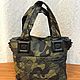Винтаж: Винтажная нейлоновая сумка в стиле милитари. Сумки винтажные. Chic bags. Ярмарка Мастеров.  Фото №5
