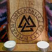 Фен-шуй и эзотерика handmade. Livemaster - original item the altar: Will walknut, Rune having become for the altar or candles. Handmade.