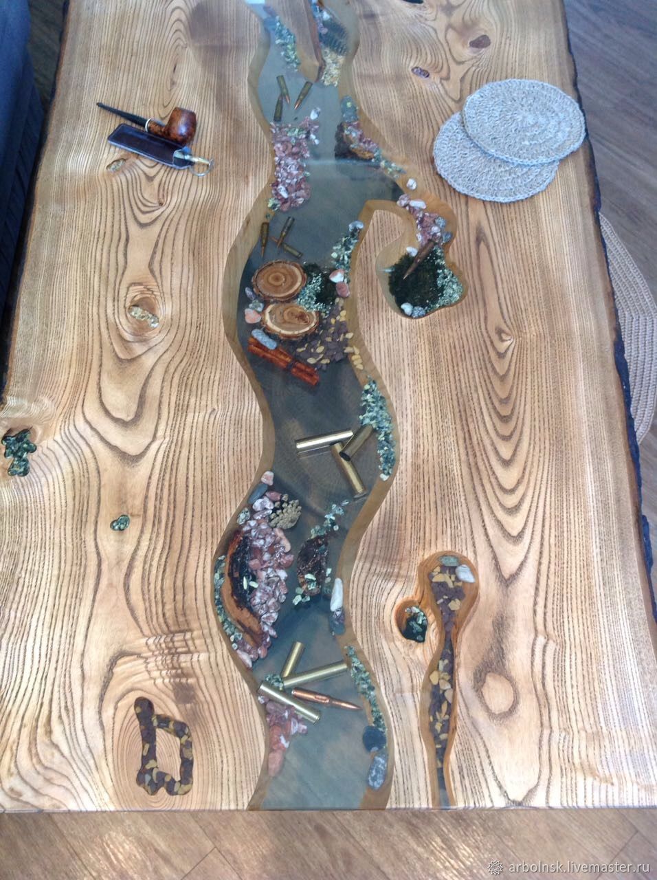Table River With Epoxy Dining купить на Ярмарке Мастеров Iyts7com Столы Novosibirsk