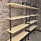 Книжный стеллаж из водопроводных труб в стиле Loft, Industrial. Стеллажи. Furniture_inins мебель из водопроводных труб Спб. Ярмарка Мастеров.  Фото №4