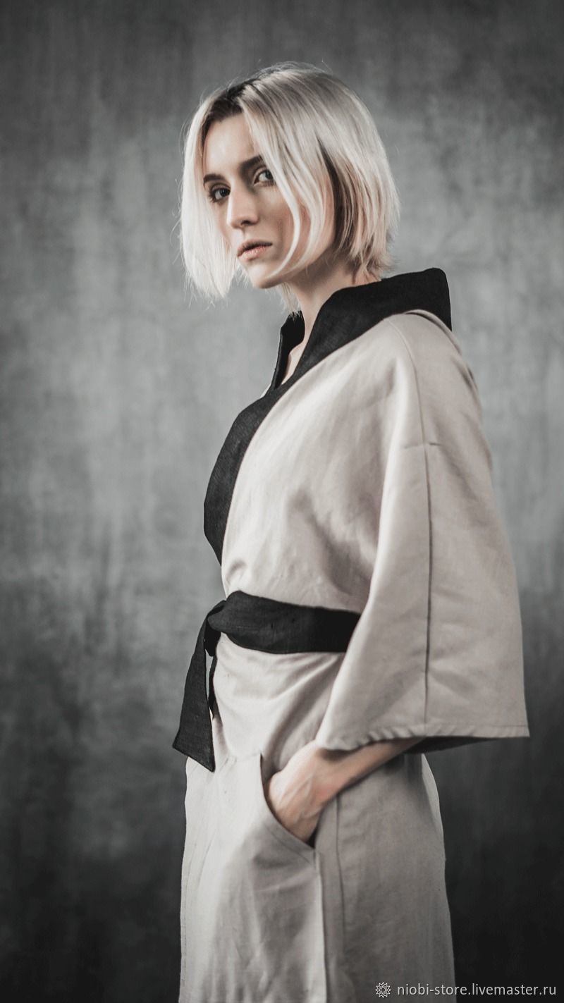 Платья: КИМОНО - РУБАШКА YUKATA, ЛЁН. ДЛИННОЕ ПЛАТЬЕ-КИМОНО в интернет ...