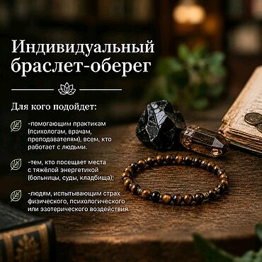 Украшения ручной работы. Ярмарка Мастеров - ручная работа Индивидуальный браслет оберег, защитный браслет персональный. Handmade.