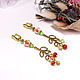 Order Author's earrings 'Gentle Spring' bright earrings. Amorella - Beads. Livemaster. . Earrings Фото №3