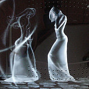 Картины и панно ручной работы. Ярмарка Мастеров - ручная работа Аэрография "Тёмная личность". Handmade.