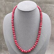 Работы для детей, handmade. Livemaster - original item Gorgeous Beads / Necklace Natural Ruby. Handmade.