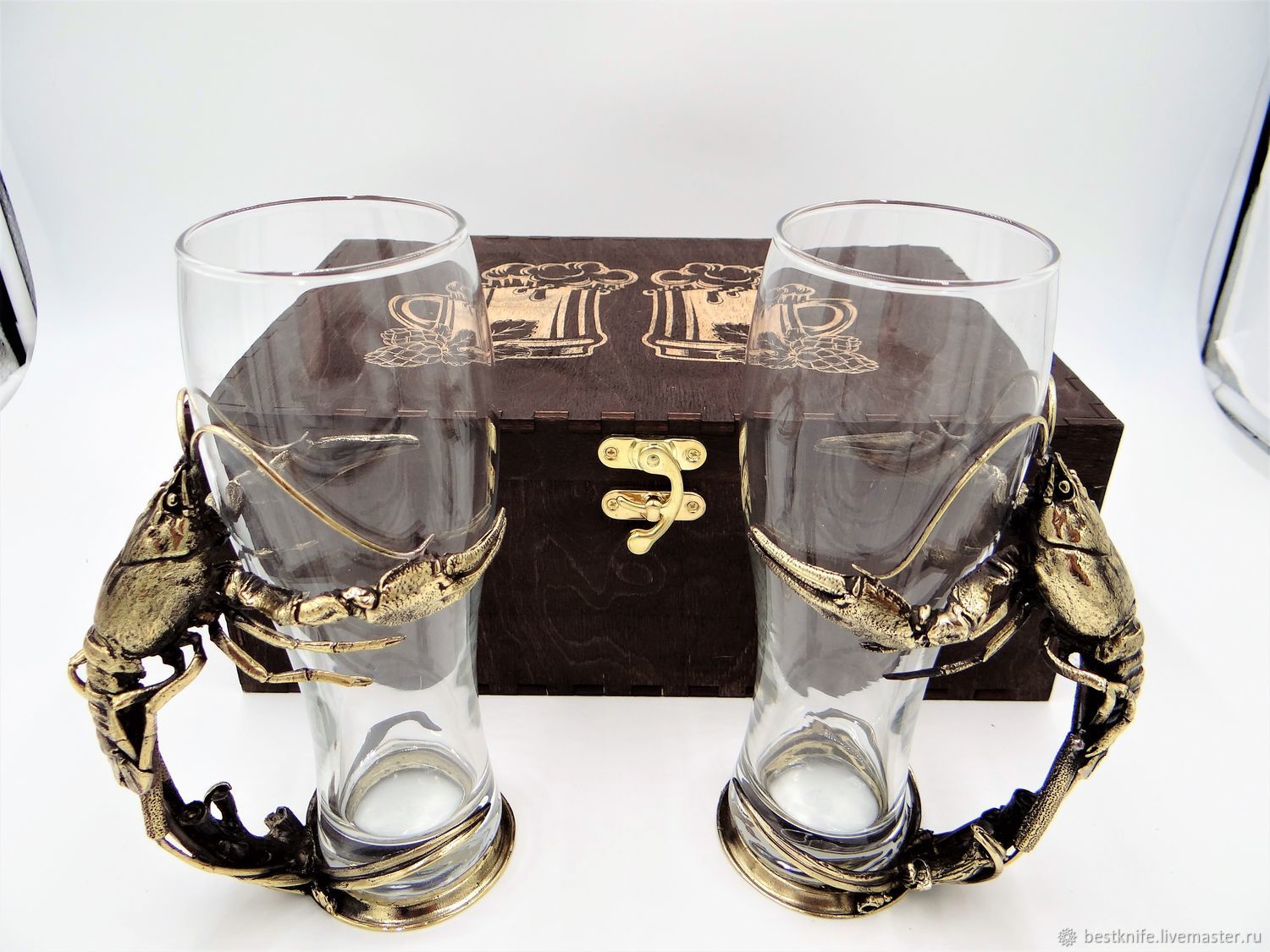Set of beer glasses №2, Gifts for hunters and fishers, Pavlovo,  Фото №1