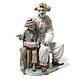 Винтаж: Фарфоровая фигура "Два клоуна". NAO by Lladro, Предметы интерьера винтажные, Москва,  Фото №1