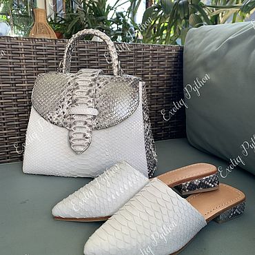 Сумки ручной работы. Ярмарка Мастеров - ручная работа Сумка из кожи питона. Handmade.