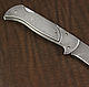 Folding knife 'Achilles' Damascus steel. Knives. zlathunter. My Livemaster. Фото №4