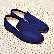 Обувь ручной работы handmade. Livemaster - original item Men`s loafers made of natural suede, individual tailoring!. Handmade.