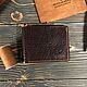 Кошелек «Бекас», бифолд (MS32). Кошельки. Дмитрий Соловьев | MILARIS Leathercraft. Интернет-магазин Ярмарка Мастеров.  Фото №2