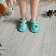 Sandals for doll ob11 color - mint + rose 18mm. Clothes for dolls. Olga Safonova. My Livemaster. Фото №4