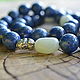 Men's rosary beads for hands - HIGH in the mountains such a SKY - lapis lazuli jade. Rosary. Jewerly for Happiness. Online shopping on My Livemaster.  Фото №2