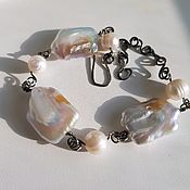 Украшения handmade. Livemaster - original item Bracelet with pearls. Handmade.