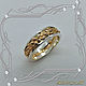 Ring 'Olive branch' gold 585, silver 925. Rings. MaksimJewelryStudio. My Livemaster. Фото №6