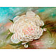 Oil painting 'White peony', Pictures, Belorechensk,  Фото №1