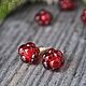 Little red raspberries-pusset earrings (carnations). Stud earrings. ToutBerry. Online shopping on My Livemaster.  Фото №2