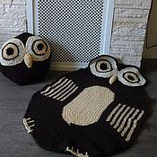 Для дома и интерьера handmade. Livemaster - original item mats: Owls. Handmade.