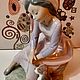 Винтаж: Lladro Девочка с щенком Задумались Идеал. Статуэтки винтажные. Айрин 'Своя коллекция'. Интернет-магазин Ярмарка Мастеров.  Фото №2