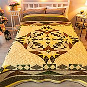 Для дома и интерьера handmade. Livemaster - original item blanket. Patchwork quilt 